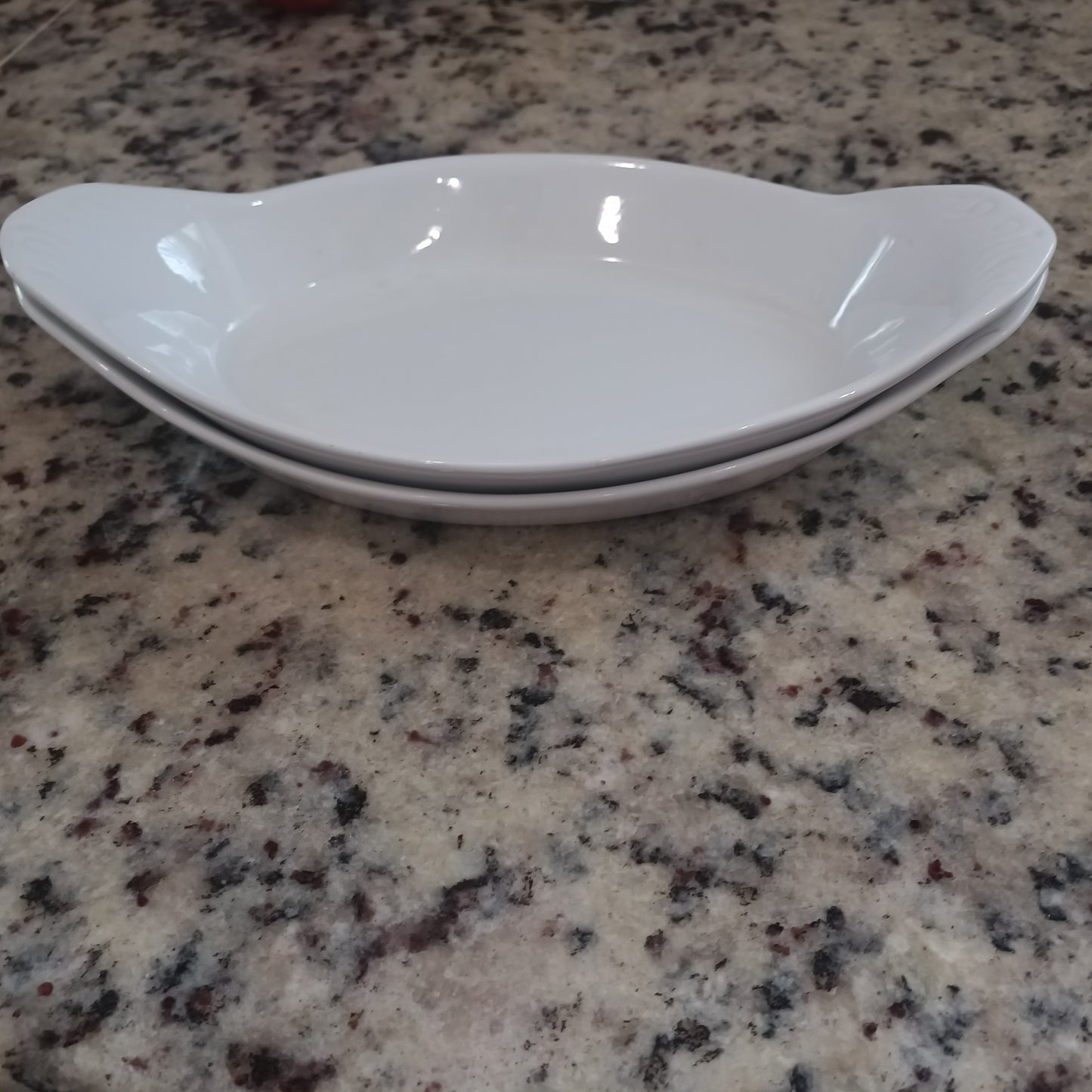 White Ceramic Baking Dish Set of 2