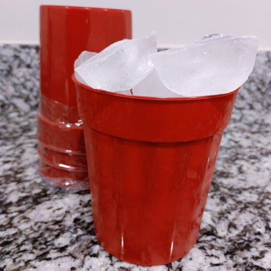 Large 22oz Reusable Plastic Tumbler Ice Holder Cups 4ct