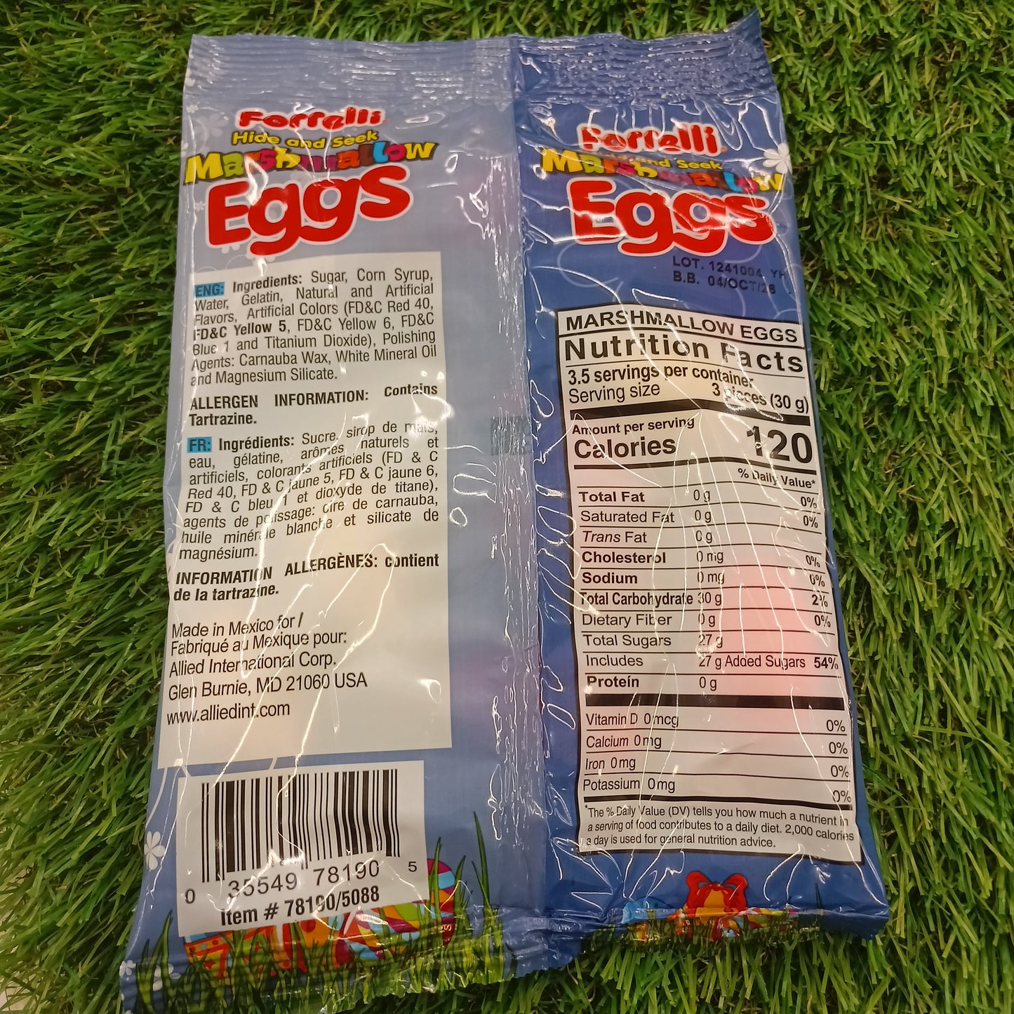 Hide and Seed Marshmallow Egg Candy