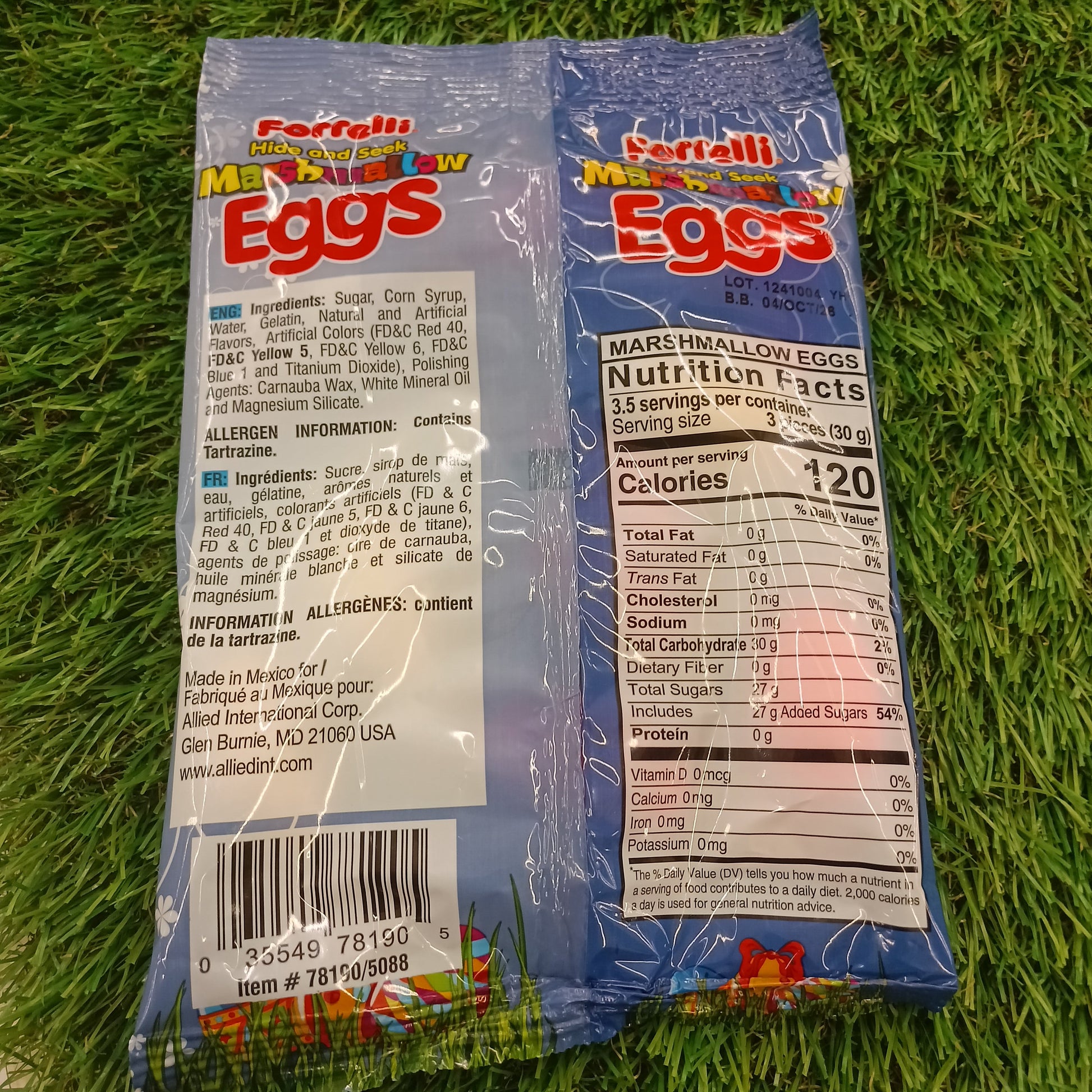 Hide and Seed Marshmallow Egg Candy